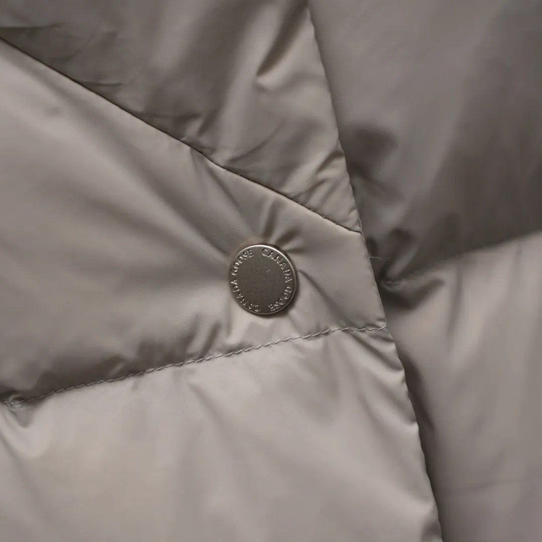 P1100 CANADA GOOSE丨Canada Goose 4829 Rhoda series hooded down jacket Color: Stone Gray Size: XS-L